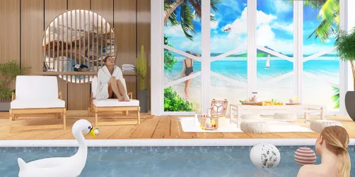 Beach Side Pool Sunroom