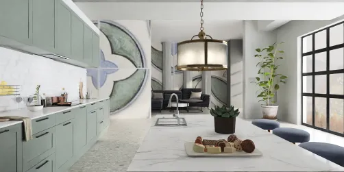 Tile Mosaic Accent wall