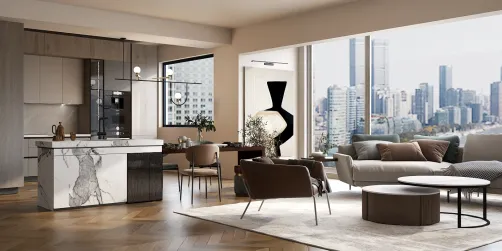 mordern luxurious living room