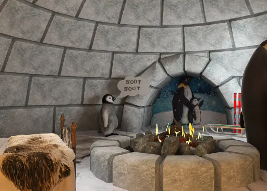 # Pingu's igloo Renderização de Design