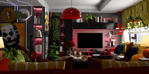 Colorful Living room 💛💙❤️🧡