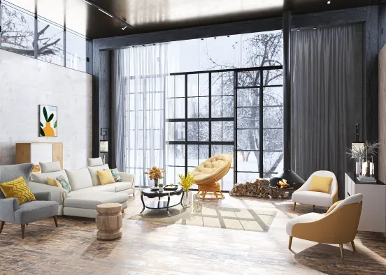 living room interior✨ Design Rendering
