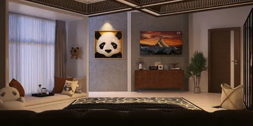 Panda Lover Bedroom 