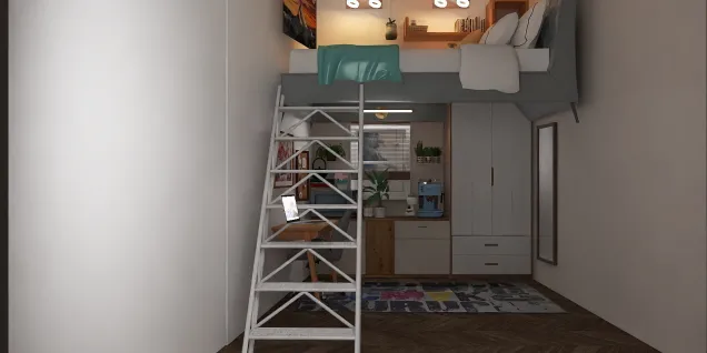 Small Loft Space Living