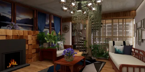 living/dining area