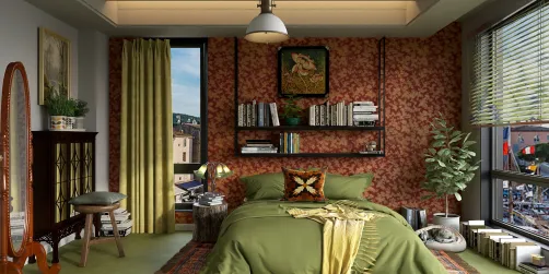 Green Bedroom 