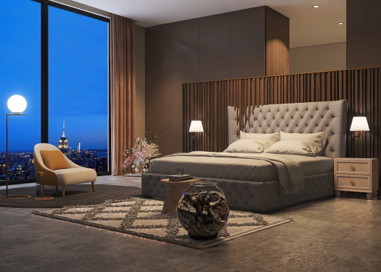 Warm bedroom for grandma😍😍😍 Design Rendering