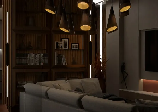 # Casa moderna  Renderização de Design