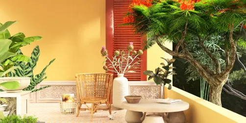 Patio space for siesta 