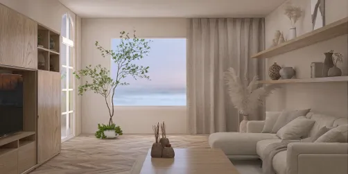 Natural living room 