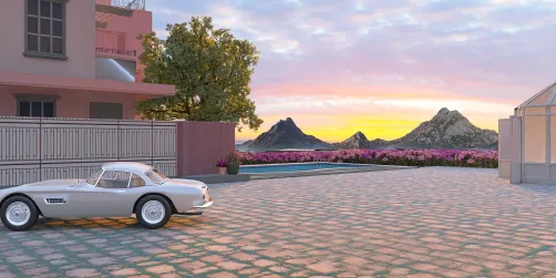 Barbie house in the mountains ￼
