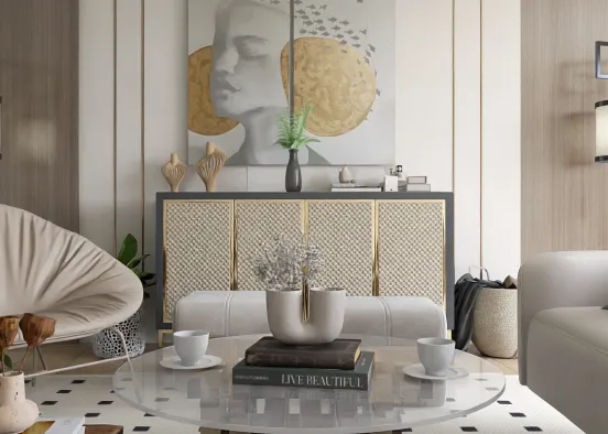 # Evening In The Den Renderização de Design