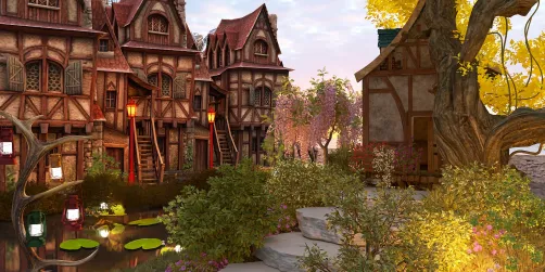 Riverside village 