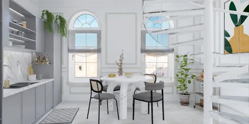 apartment eat in kitchen