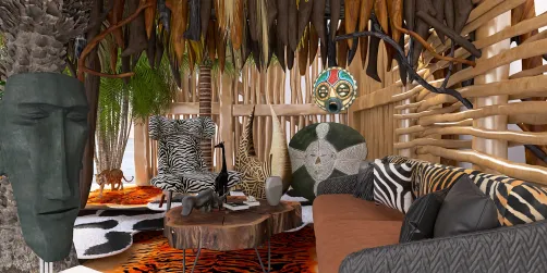 Cabaña africana 