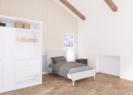 Teen bedroom, Design Rendering