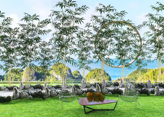 A place where you can walk and rest :) Design Rendering