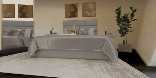 Modern minimal bedroom design 