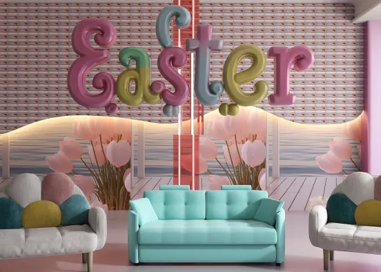 # Early Easter Wishes Renderização de Design