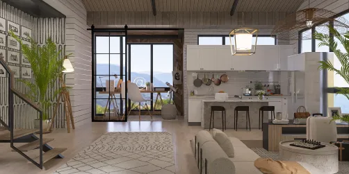 White Serenity Modern Farmhouse 🫧👒
