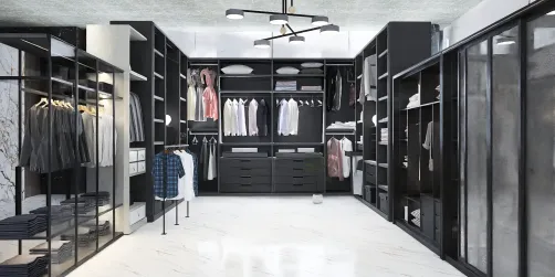 High quality Fashion Wardrobe closet room