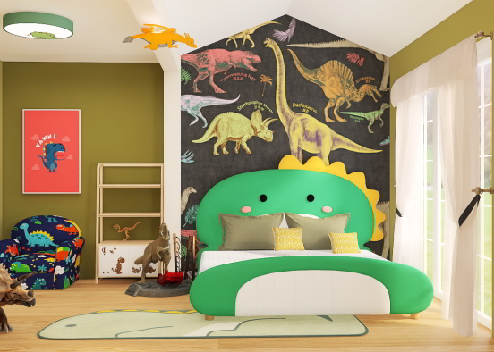 Dino room Design Rendering