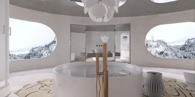 Futuristic Bathroom Design 