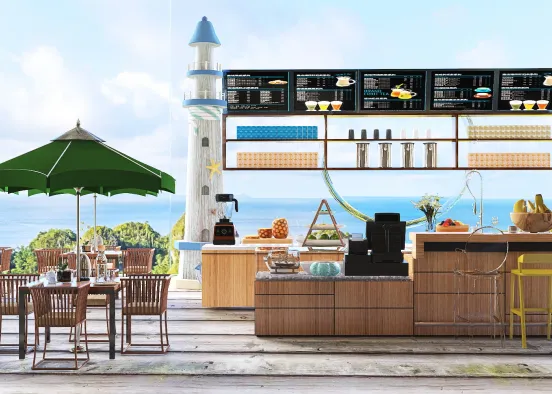 Matcha by the Seaside  Design Rendering