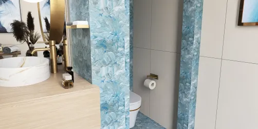 Blue Bathroom 