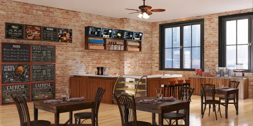 The small coffee shop
