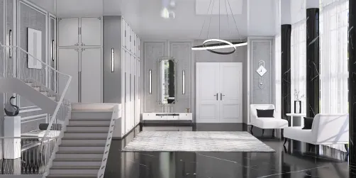 Hallway in neoclassical style