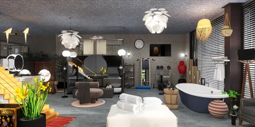 personal bath lounge & gym