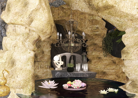 Cave spa Design Rendering
