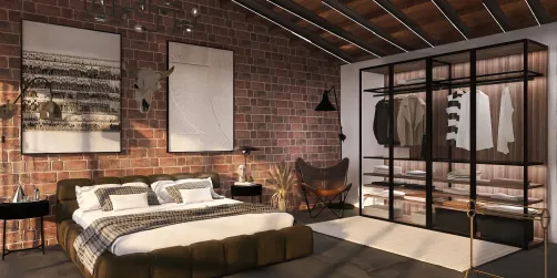 Industrial Style Bedroom