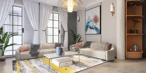 Professional interior design created with Homestyler 3D design software