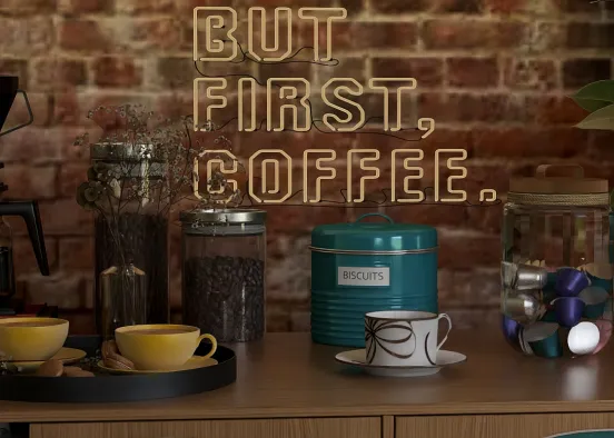 # My coffee corner Renderização de Design