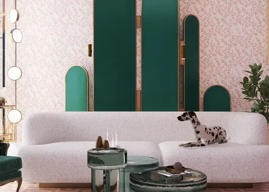 Pink & Green 🌸🍀 Design Rendering
