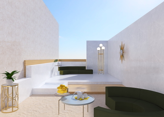 Desert Lounge Design Rendering