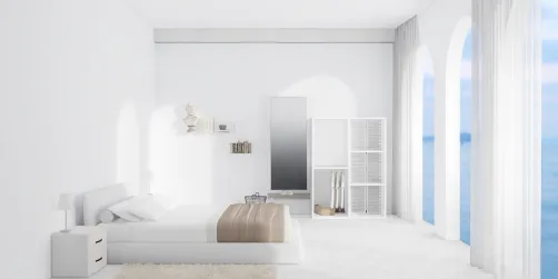 Minimalist white room 🤍🤍🤍 🐚🐚🐚