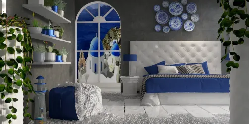 A little more Mediterranean style💙🤍💙