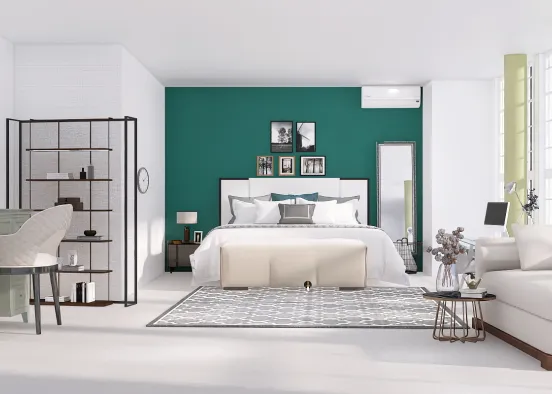 Mediterranean Lux Bedroom Design Rendering