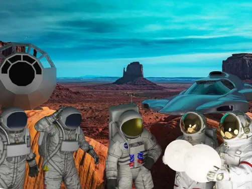 No place like space. 