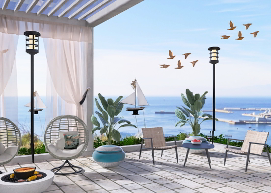 Relax in the sun or shade Design Rendering