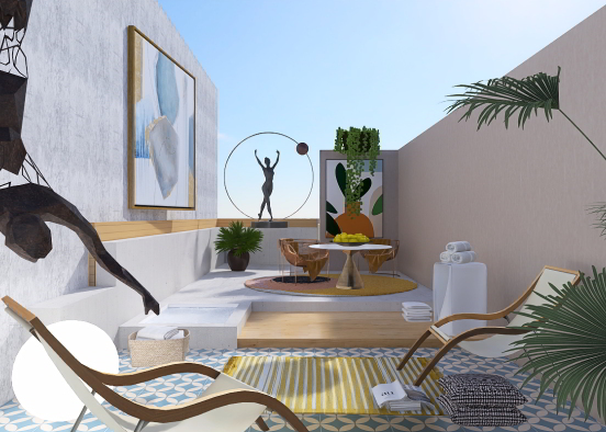 Outside spaces Design Rendering