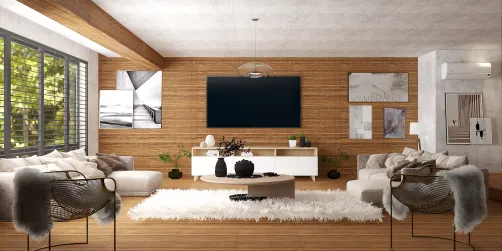Clean living room