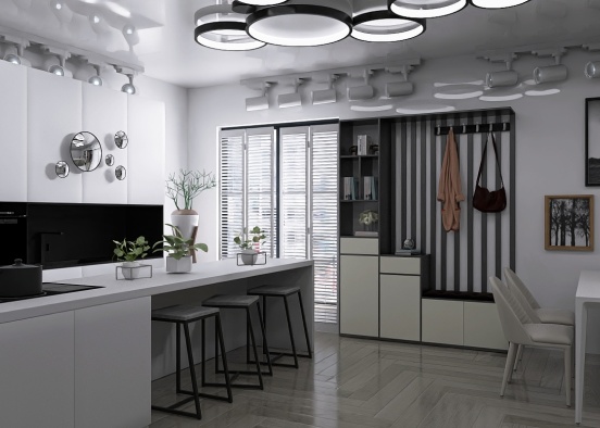 beautyfull kitchen dinnerroom inspiratie love it  Design Rendering