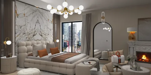 Beige bedroom 