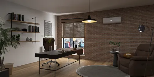 Industrial HomeOffice | Productivity Meets Comfort