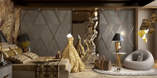Luxury suite in NYC, before the gala