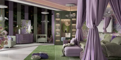 Lavender Elegance Bedroom